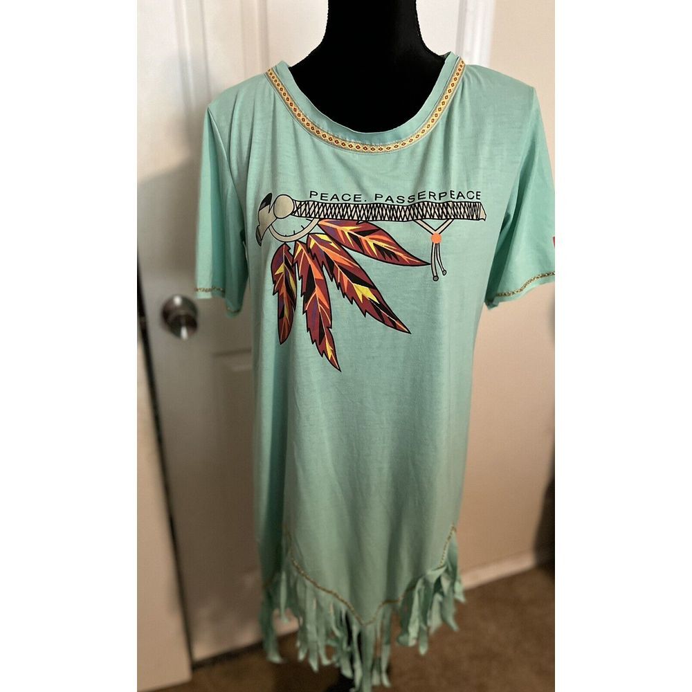 Misslook Dress Size Large Peace Passerpeace (ta) D7